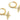 Huggie Hoop Wire Earring - Brass - Zircon - 18K Real Gold Plated Brass - 4gr - MJ200454 - MinjuanRong