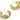 Push Back Stud Earring - Brass - Steel Stud - 18k real gold plated brass - 17.8gr - MJ100720 - MinjuanRong