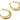 Hinged Back Earring - Brass - Steel Stud - 18k real gold plated brass - 12.5gr - MJ101993 - MinjuanRong