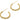 Push Back Stud Earring - Brass - 925 silver stud - 18k real gold plated brass - 4.7gr - MJ100853 - MinjuanRong