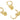 Lever back Earring - Brass - Zircon - 18k real gold plated brass - 3.9gr - MJ100869 - MinjuanRong