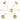 Push Back Stud Earring - Brass - 316 Stainless Steel Stud - 18K Real Gold Plated Brass - 3.1gr - MJ102112 - MinjuanRong