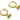 Huggie Hoop Wire Earring - Brass - 316 stainless steel stud - Zircon - 18K Real Gold Plated Brass - 3.8gr - MJ200522 - MinjuanRong