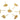 Push Back Stud Earring - Brass - Cubic Zircon - 18K real gold plated - 3.2gr - MJ101062 - MinjuanRong
