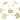 Push Back Stud Earring - Brass - 316 stainless steel stud - 18K Real Gold Plated Brass - 3.1gr - MJ100054 - MinjuanRong