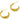 Push Back Stud Earring - Brass - 925 silver stud - 18K Real Matte Gold Plated Brass - 6.6gr - MJ100044 - MinjuanRong