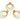 Push Back Stud Earring - Brass - steel stud - 18K real gold - 10.5gr - MJ101050 - MinjuanRong