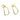 Push Back Stud Earring - Brass -316 Stainless Steel Stud - 18K Real Gold Plating - 5.2gr. - MJ101959 - MinjuanRong