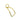 Push Back Stud Earring - Brass -316 Stainless Steel Stud - 18K Real Gold Plating - 5.2gr. - MJ101959 - MinjuanRong
