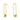 Push Back Stud Earring - Brass - 316 Stainless Steel Stud - 18K Real Gold Plating - 5.3gr. - MJ101949 - MinjuanRong