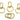 Push Back Stud Earring - Brass - 316 Stainless Steel Stud - 18K Real Gold Plating - 8.3gr - MJ101981 - MinjuanRong