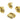 Push Back Stud Earring - Brass - Brass Stud - 18k Real Gold Plating - 6.9gr - MJ102143 - MinjuanRong