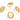 Push Back Stud Earring - Stainless Steel - 18K Real Vacuum Plating - 6.1gr - MJ103511 - MinjuanRong