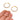 Hinged Back Earring - Stainless Steel - Enamel - Gold Tone Vacuum Plating - 5.8gr - MJ103460 - MinjuanRong