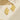 Push Back Stud Earring - Stainless steel - Vacuum Real gold plating - 11gr - MJ105658 - MinjuanRong