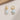 Huggie Hoop Wire Earring - Brass - Africa Aquamarine - 18K Real Gold Plating - 5.4gr - MJ105630 - MinjuanRong