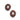 Push Back Stud Earring - Walnut Wood - Stainless Steel Stud - Natural Wooden - 2.8gr - MJ200680 - MinjuanRong