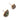 Push Back Stud Earring - Natural Stone - Ruby zoisite - 316 &nbsp;Surgical Stainless steel - Gold Tone - Plated stone - 5.2gr - MJ104257 - MinjuanRong
