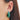 Push Back Stud Earring - Acrylic - 316 Stainless Steel Stud - Green - 8.5gr - MJ104117 - MinjuanRong