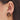 Push Back Stud Earring - Acrylic - 316 Stainless Steel Stud - Coffee Color - 3gr - MJ104104 - MinjuanRong