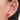 Push Back Stud Earring - Cubic Zircon -  Brass -  Crystal - KC Gold Tone Plating - 1.3gr - MJ103289 - MinjuanRong