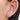 Push Back Stud Earring - Cubic Zircon - Brass - Crystal - KC Gold Tone Plating - 1.4gr - MJ103290 - MinjuanRong