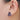 Push Back Stud Earring - Brass - Stainless Steel Stud - Amethyst  Natural Stone - Gold Tone Plated Brass - 4.36gr - MJ200981