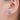 Push Back Stud Earring - Brass - Quartz Crystal - Gold Tone Plated Brass - 5.34gr - MJ201003