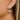 Huggie Hoop Wire Earring - Brass - Cubic Zircon - 18k Real Gold Plating - 5.2gr - MJ103615 - MinjuanRong