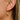 Huggie Hoop Wire Earring - Brass - Cubic Zircon - 18K Real Gold Plating - 2.8gr - MJ103621 - MinjuanRong