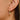 Huggie Hoop Wire Earring - Brass - Cubic Zircon - 316 Stainless Steel Stud - 18k Real Gold Plating - 2.4gr - MJ102788 - MinjuanRong