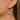 Huggie Hoop Wire Earring - Brass - Cubic Zircon - 18K Real White Gold Plating - 5.1gr - MJ103698 - MinjuanRong