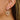 Push Back Stud Earring - Brass - Cubic Zircon - 316 Stainless Steel Stud - 18K Real White Gold Plating - 5.3gr - MJ103638 - MinjuanRong