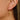 Huggie Hoop Wire Earring - Brass - Cubic Zircon - 18K Real Gold Plating - 3.4gr - MJ103616 - MinjuanRong