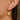 Huggie Hoop Wire Earring - Brass - Cubic Zircon - 18K Real Gold Plating - 5.2gr - MJ103620 - MinjuanRong