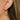 Push Back Stud Earring - Brass - Glass - 316 Stainless Steel Stud - 18K Real Gold Plating - 4.4gr - MJ102594 - MinjuanRong