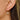 Huggie Hoop Wire Earring - Brass - Glass - 18k Real Gold Plating - 3.1gr - MJ202278 - MinjuanRong