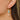 Huggie Hoop Wire Earring - Brass - Larimar - Pearl - 18K Real Gold Plating - 2.9gr - MJ103834 - MinjuanRong