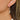 Huggie Hoop Wire Earring - Brass - Stainless Steel - 18K Real White Gold Plating - 7.6gr - MJ102505 - MinjuanRong