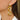 Huggie Hoop Wire Earring - Brass - Cubic Zircon - 18K Real Gold Plating - 3.8gr - MJ103830 - MinjuanRong