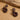 Push Back Stud Earring - Brass - Natural Wooden - 316  stainless steel stud - Gold Tone Plating - 8.9gr - MJ102738 - MinjuanRong