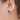 Push Back Stud Earring - Brass - Natural Stone  Fluorite - Stainless steel stud - Gold Tone Plated Brass - 6.12gr - MJ200984