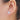 Push Back Stud Earring - Natural Stone Kunzite - 316  Surgical Stainless steel - Gold Tone Plated stone - 5gr - MJ201007