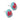 Push Back Stud Earring - Resin - 316 Stainless Steel Stud - Blue - 1.5gr - MJ102990 - MinjuanRong