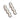 Hairpin - Acrylic - Iron -&nbsp; White - 4.2gr - MJ104279 - MinjuanRong