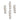 Hairpin - Acrylic - Iron -&nbsp; White - 4.2gr - MJ104279 - MinjuanRong