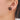 Push Back Stud Earring - Resin - 316 Stainless Steel Stud - Brown - 2.8gr - MJ102997 - MinjuanRong