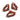 Hairpin - Acrylic - Iron - Brown - 32.2gr - MJ104283 - MinjuanRong