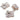 Hairpin - Acrylic - Iron - White - 25.8gr - MJ104268 - MinjuanRong
