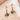 Push Back Stud Earring - Brass - Blue Moonstone - Obsidian - Sea shellsmother of pearl - Glazed Ceramics - Handmade - 316 Stainless Steel Stud - 18K Real Gold Plating - 8.6gr - MJ103761 - MinjuanRong
